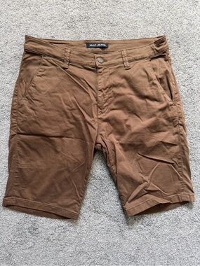 Mavi Jacob Men’s Brown Stretch Chino Shorts
